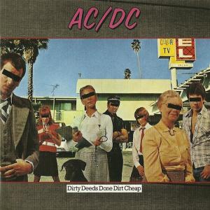 Album cover for Dirty Deeds Done Dirt Cheap album cover