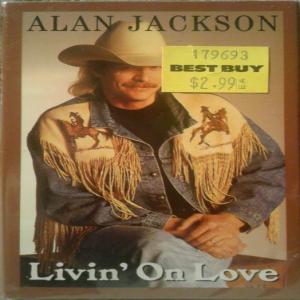 Album cover for Livin' on Love album cover