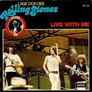 Album cover for Live with Me album cover