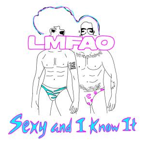 Album cover for Sexy and I Know it album cover
