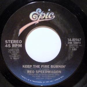 Album cover for Keep the Fire Burnin' album cover