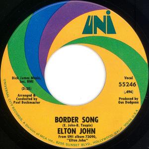Album cover for Border Song album cover