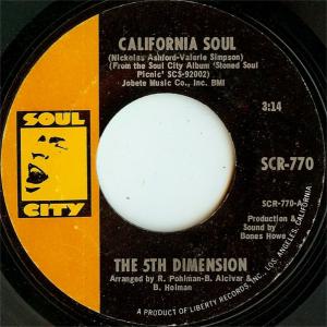 Album cover for California Soul album cover