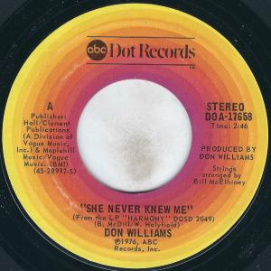 Album cover for She Never Knew Me album cover