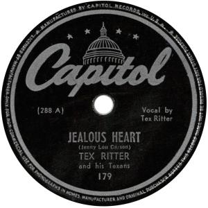 Album cover for Jealous Heart album cover