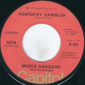 Album cover for Kentucky Gambler album cover