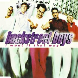 Album cover for I Want It That Way album cover