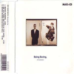 Album cover for Being Boring album cover