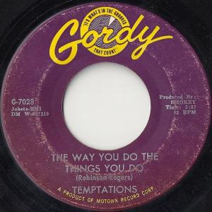 Album cover for The Way You Do the Things You Do album cover