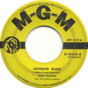 Album cover for Lovesick Blues album cover