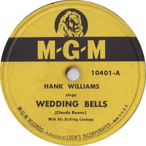 Album cover for Wedding Bells album cover