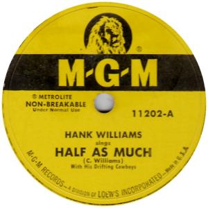 Album cover for Half as Much album cover