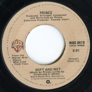 Album cover for Soft and Wet album cover