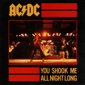 Album cover for You Shook Me All Night Long album cover