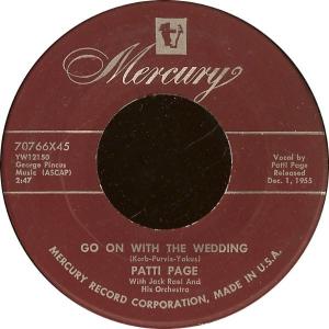 Album cover for Go on with the Wedding album cover