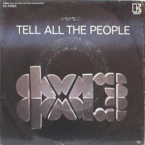 Album cover for Tell All The People album cover