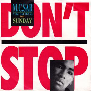 Album cover for Don't Stop album cover