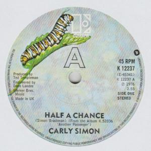 Album cover for Half a Chance album cover