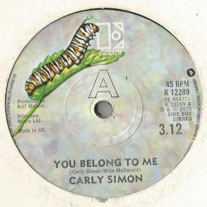 Album cover for You Belong to Me album cover