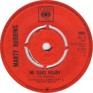 Album cover for No Tears Milady album cover