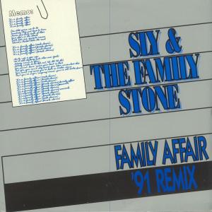 Album cover for Family Affair album cover