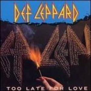 Album cover for Too Late for Love album cover