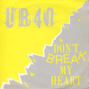 Album cover for Don't Break My Heart album cover