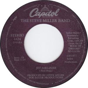 Album cover for Jet Airliner album cover