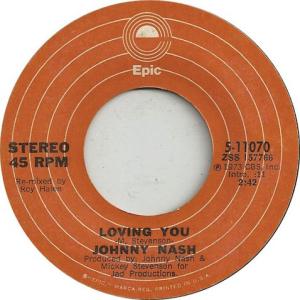 Album cover for Loving You album cover