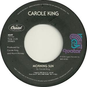 Album cover for Morning Sun album cover