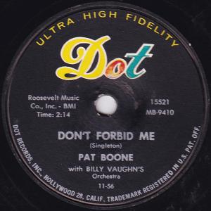 Album cover for Don't Forbid Me album cover