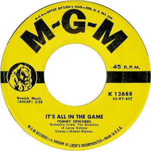 Album cover for It's All in the Game album cover