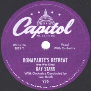 Album cover for Bonaparte's Retreat album cover