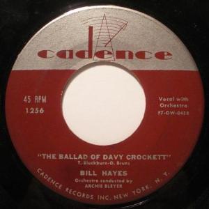 Album cover for The Ballad of Davy Crockett album cover