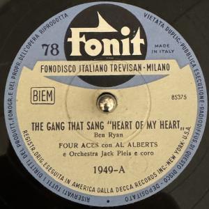 Album cover for The Gang That Sang Heart of My Heart album cover