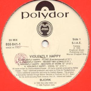 Album cover for Violently Happy album cover