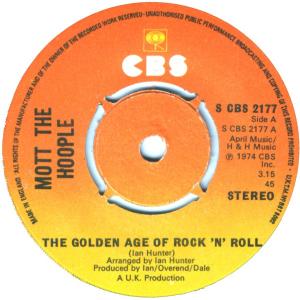 Album cover for The Golden Age of Rock 'n' Roll album cover