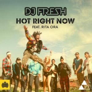 Album cover for Hot Right Now album cover