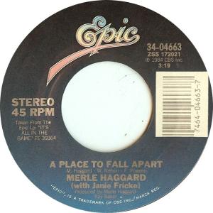 Album cover for A Place to Fall Apart album cover