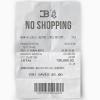 No Shopping
