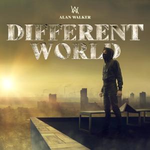 Album cover for Different world album cover