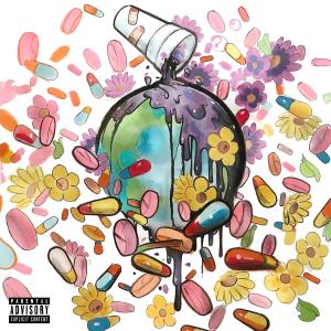 Album cover for WRLD on drugs album cover