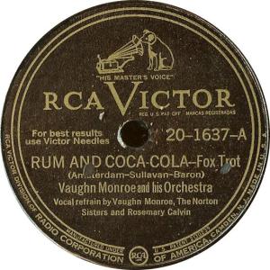 Album cover for Rum and Coca-Cola album cover