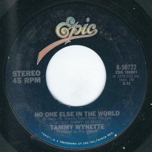 Album cover for No One Else in the World album cover