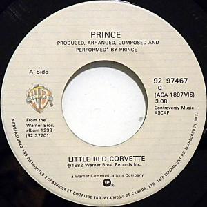 Album cover for Little Red Corvette album cover