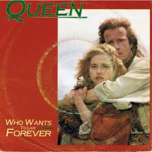 Album cover for Who Wants To Live Forever album cover